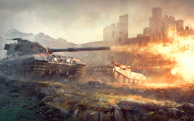 Битва в World of Tanks