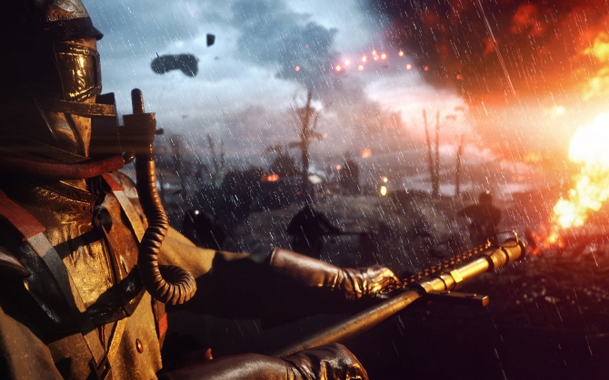 Battlefield 1 огнеметчик