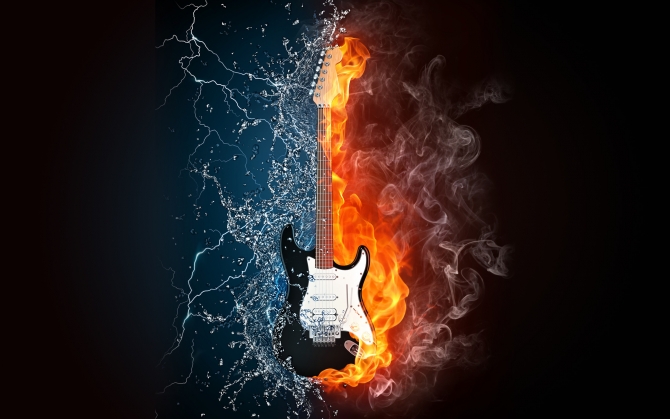 Гитара вода и огонь