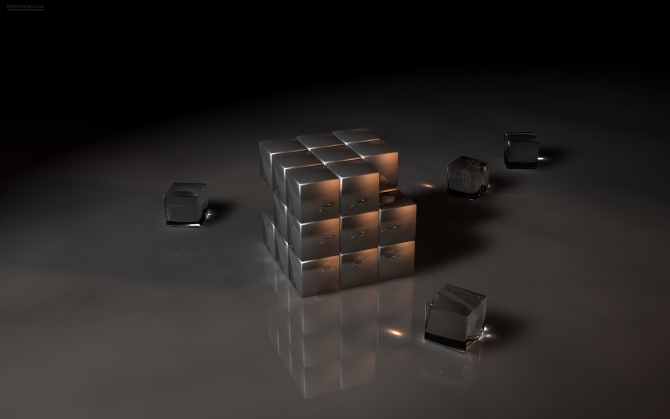 3d кубик