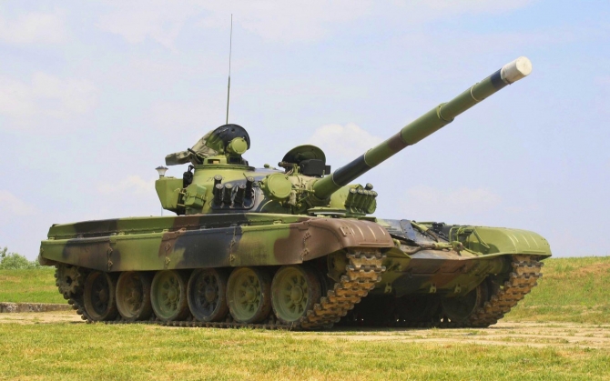 Сербский танк М-84