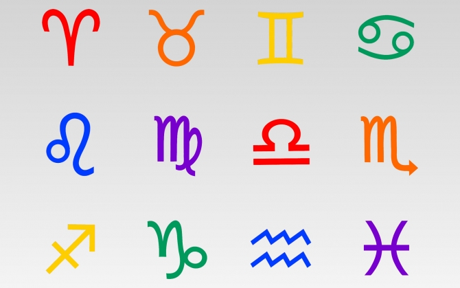 Знаки зодиака символы