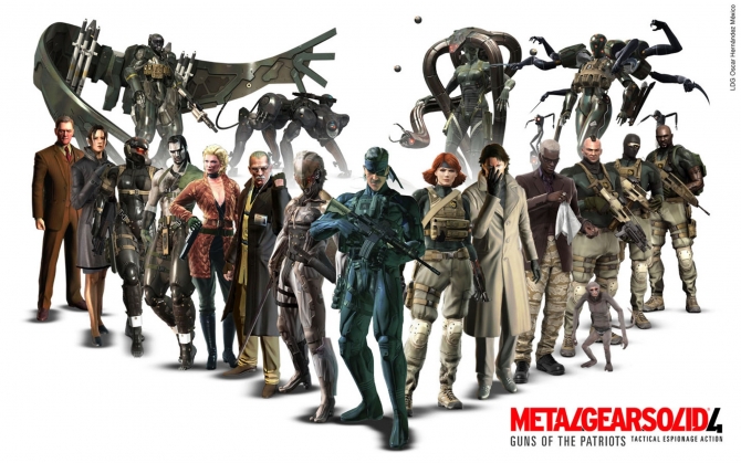 Metal Gear Solid 4 персонажи