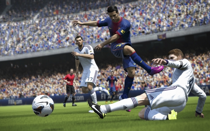 Barca vs Real FIFA 14