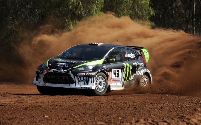 Ken Block на Ford Fiesta