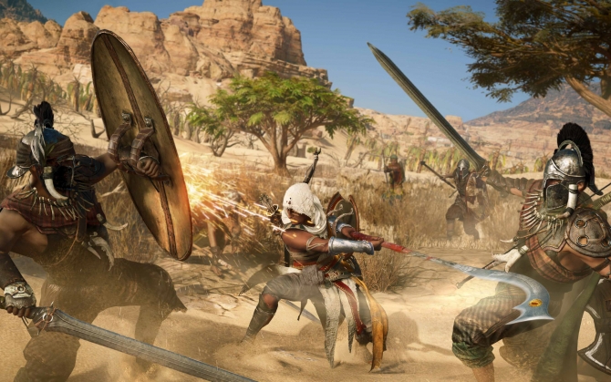 Assassin’s Creed Origins бой