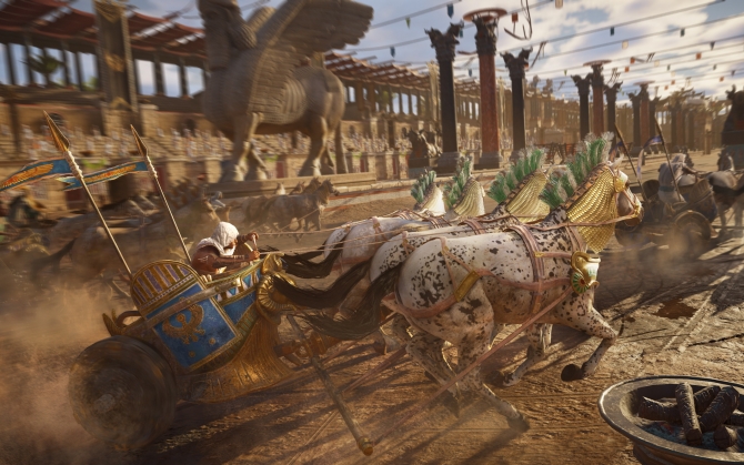 Assassin’s Creed Origins гонка на колесницах