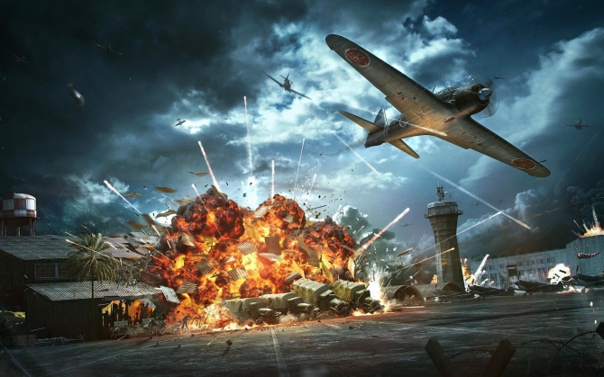 World of Warplanes взрыв