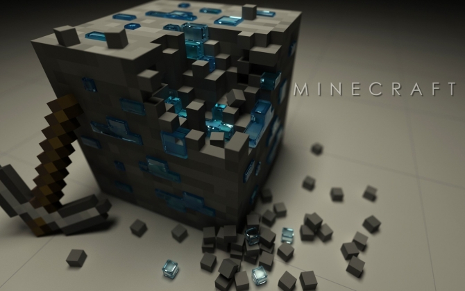 Minecraft 3d куб