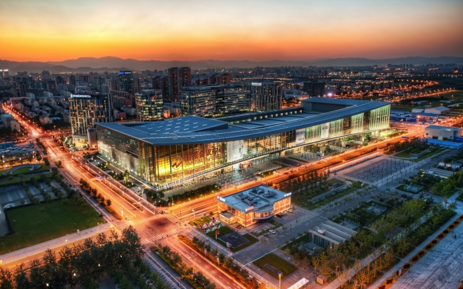 Большой торговый центр в Китае