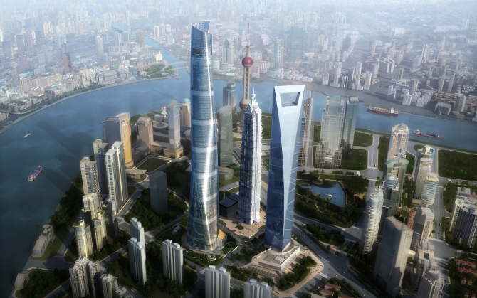Проект небоскребов Шанхая