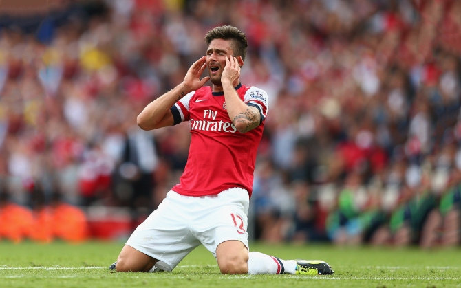 Оливье Жиру в Арсенале