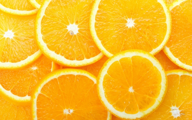 Порезанный апельсин