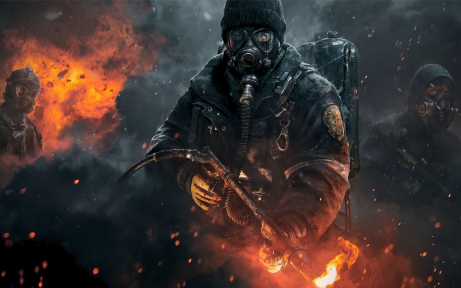 The Division огнеметчик