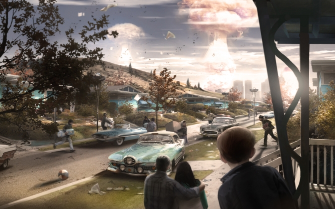 Fallout 4 взрыв
