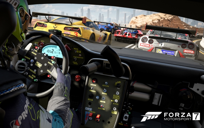 Forza Motorsport 7 вид из машины