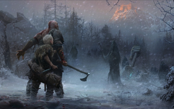 God of War 4 концепт арт