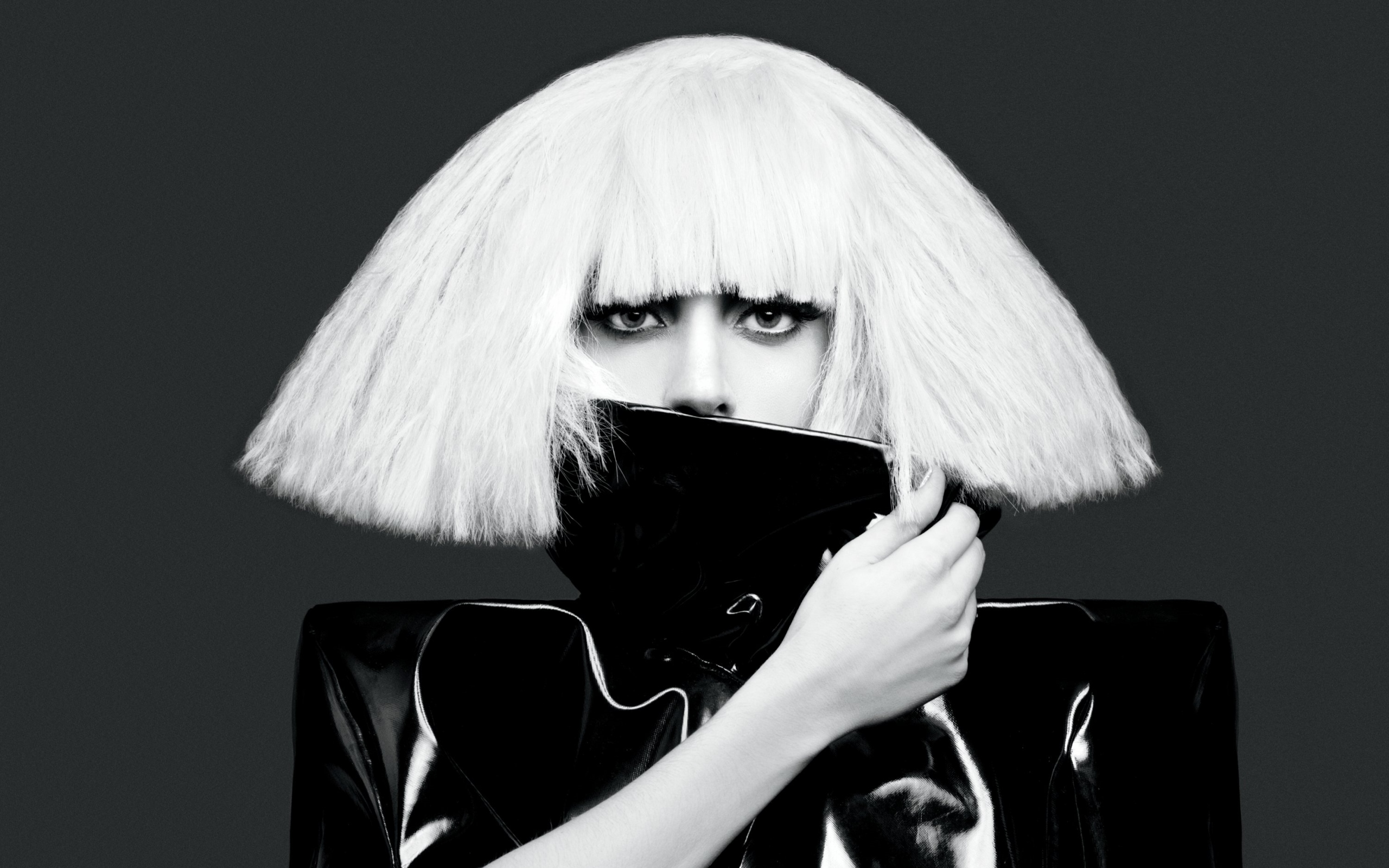 Черно белые волосы как называется. Леди Гага. Певица леди Гага. Леди Гага 2007. Леди Гага the Fame Monster.