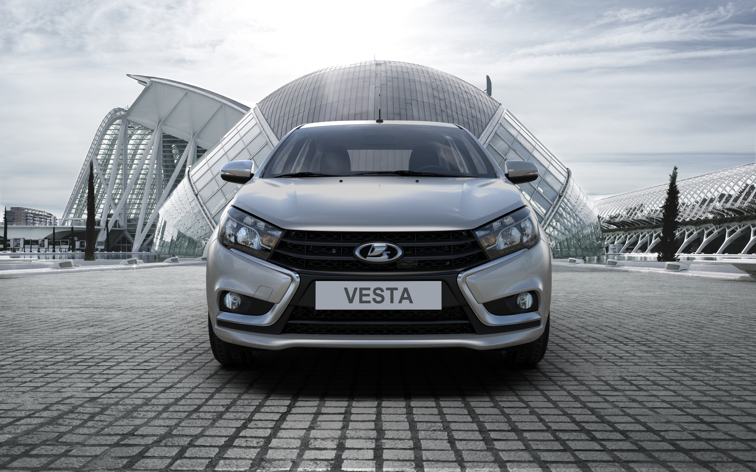 Lada vesta сзади