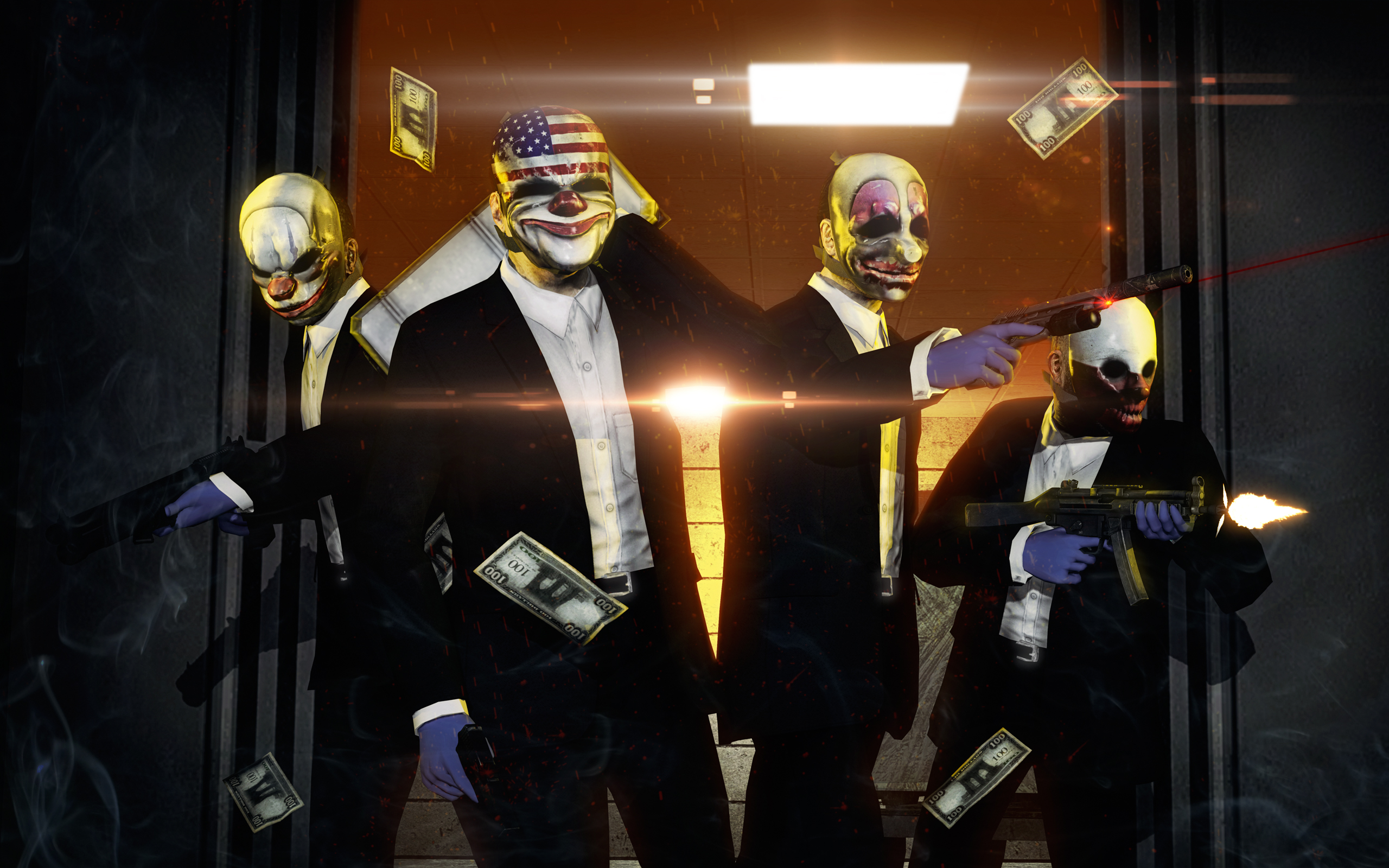 Payday 2 bank robbery фото 21