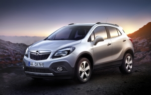 Серебряный Opel Mokka