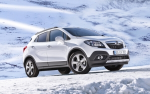 Opel Mokka на снегу