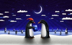 Пингвины 3d