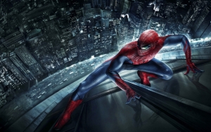 Новый Человек-паук на небоскребе