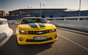 Chevrolet Camaro на трассе