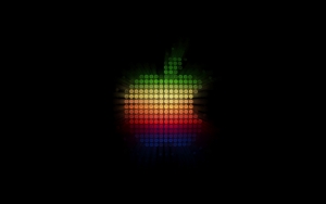 Лого Apple из точек