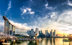 Сингапур на закате
