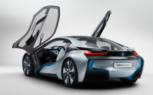 BMW i8 необычные двери