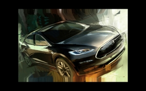 Tesla Model X концепт