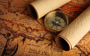 Карта и компас