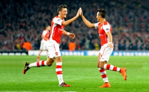 Месут Озил и Алексис Санчес