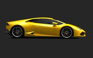 Lamborghini Huracan вид сбоку