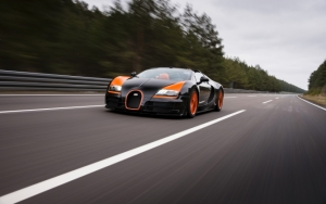 Bugatti Veyron рекорд скорости