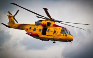Вертолет канадских спасателей
