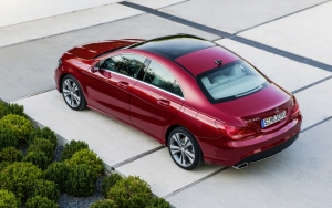 Mercedes CLA вид сверху