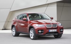 Бордовый BMW X6